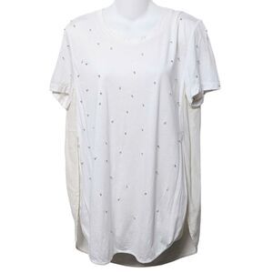 3.1 PHILLIP LIM Pearl Rhinestone Embellished Silk Shirt 8